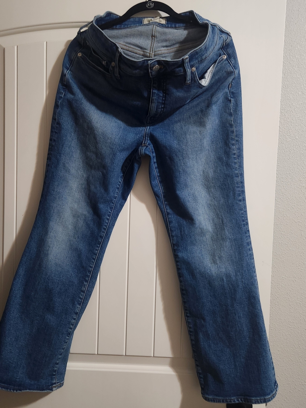 Madewell Women's Straight-Leg Blue Jeans